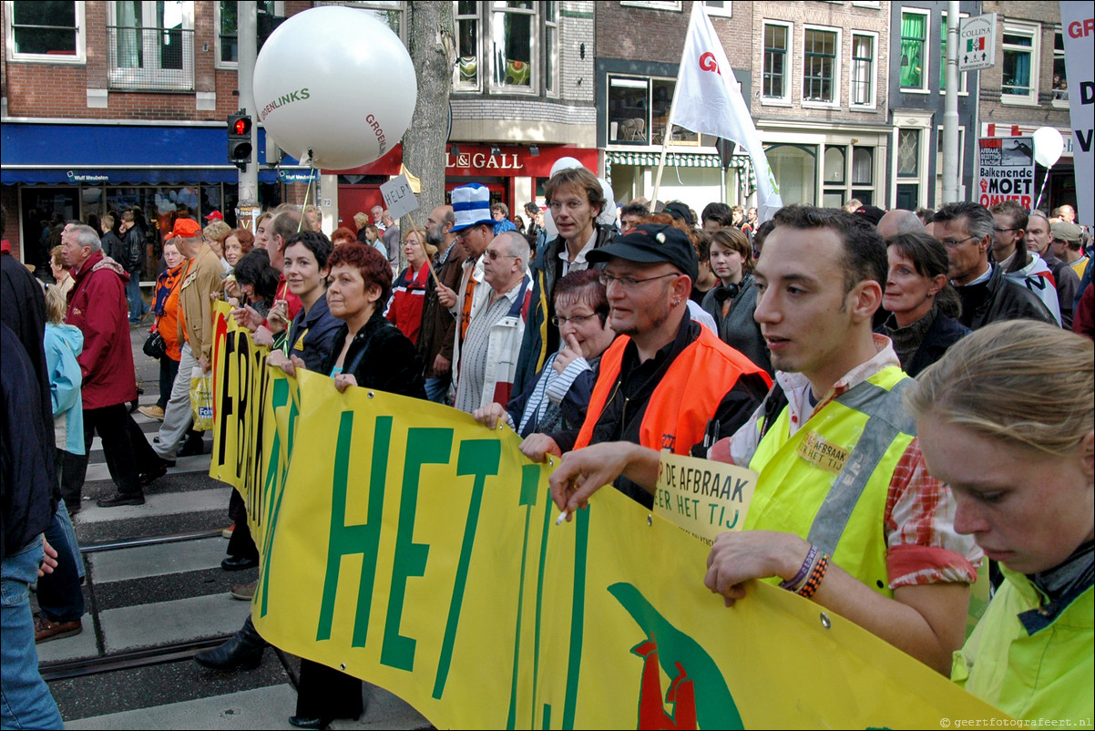Amsterdam demonstratie Keer het tij