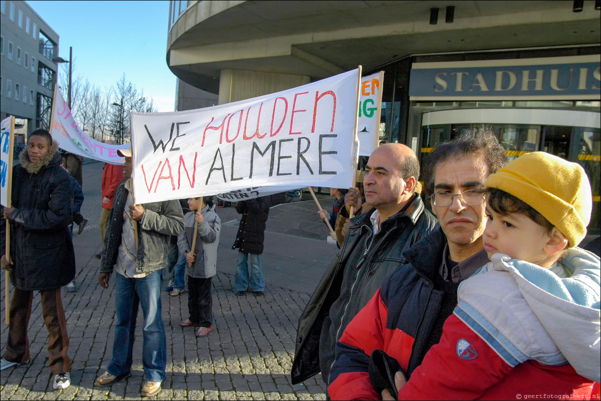Protest asielzoekers