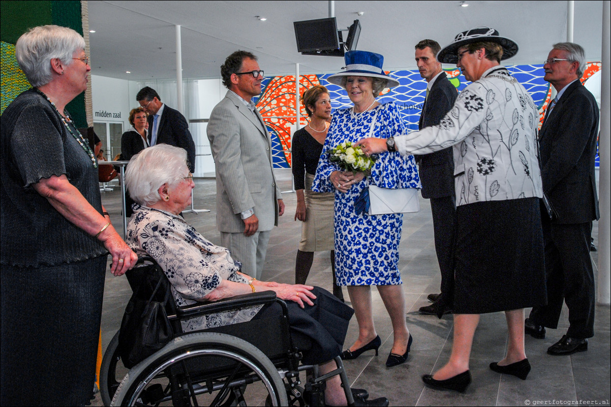 Opening Kunstlinie Almere door Koningin Beatrix