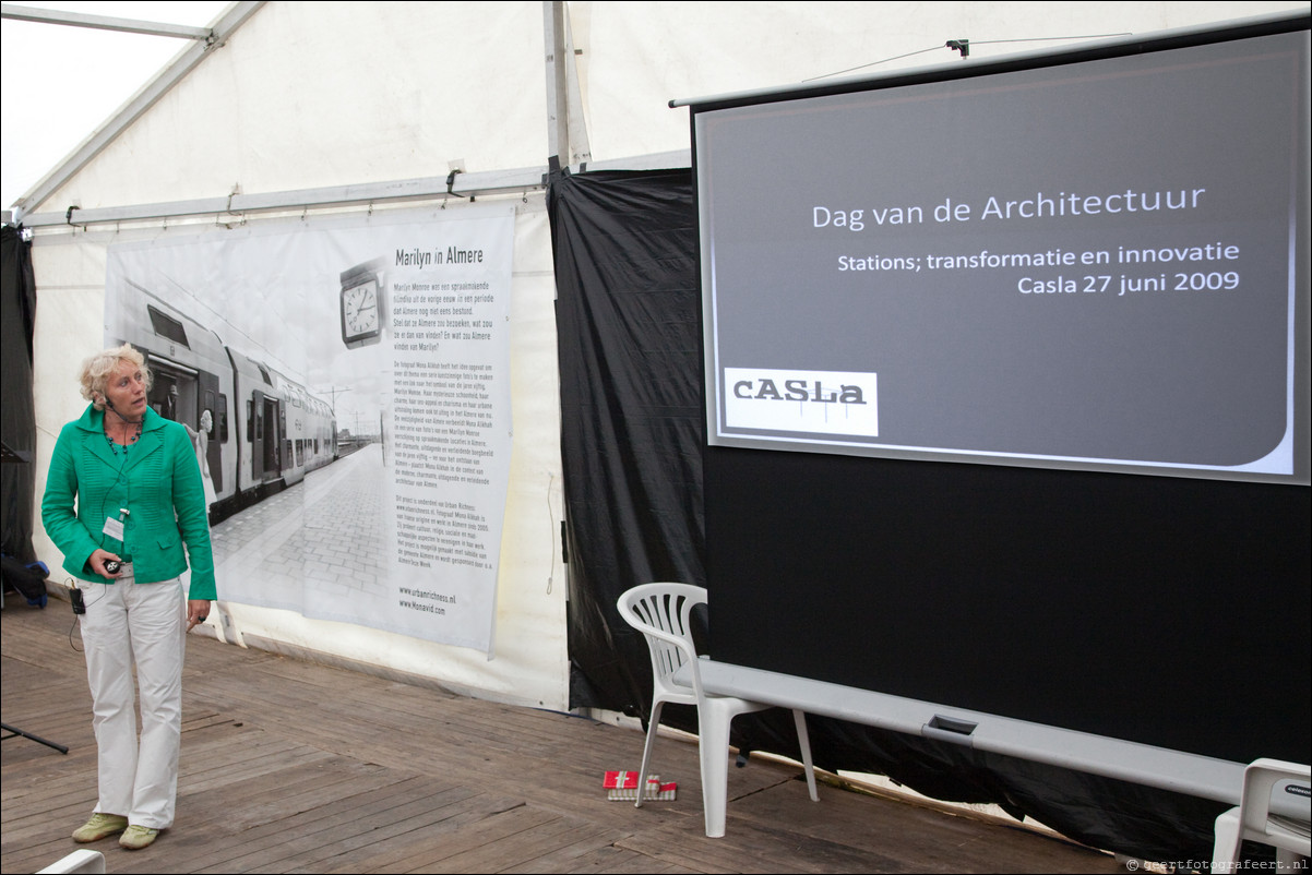 Dag van de Architectuur - Architectuur en Mobliteit - Treinen door Almere