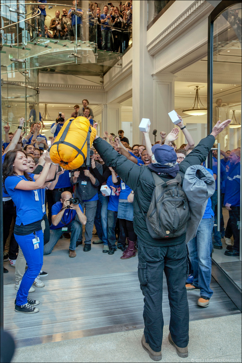 Opening Apple Store in Amsterdam