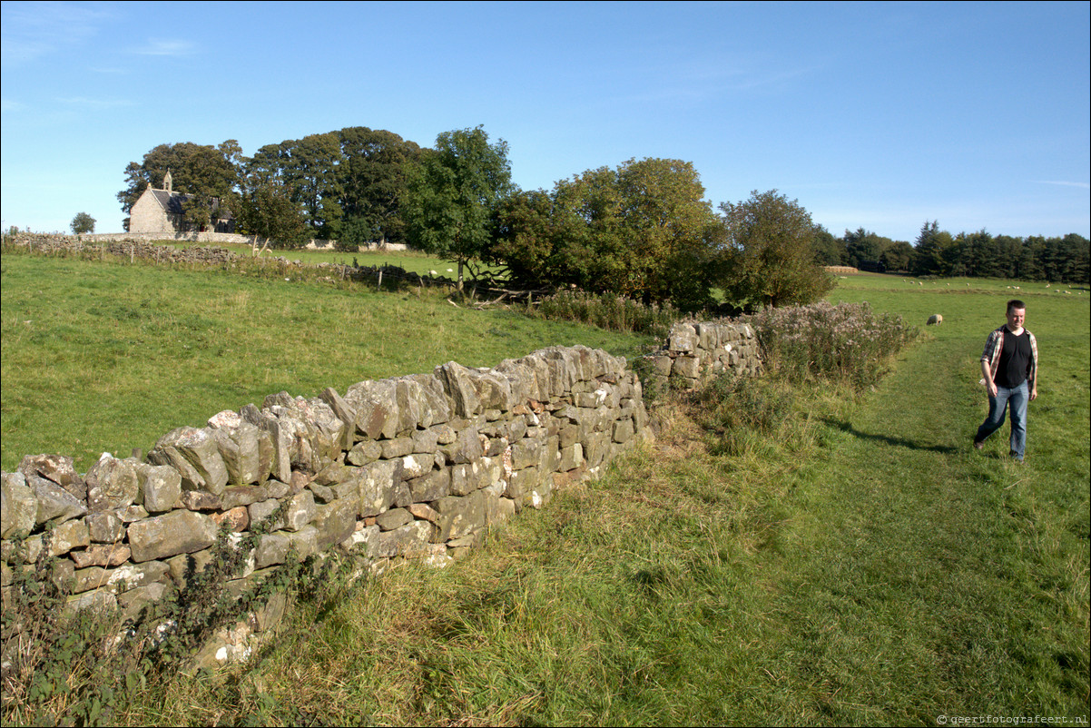Hadrian Wall Walk -  Muur van Hadrianus Haddon-on-the-Wall - Chollerford