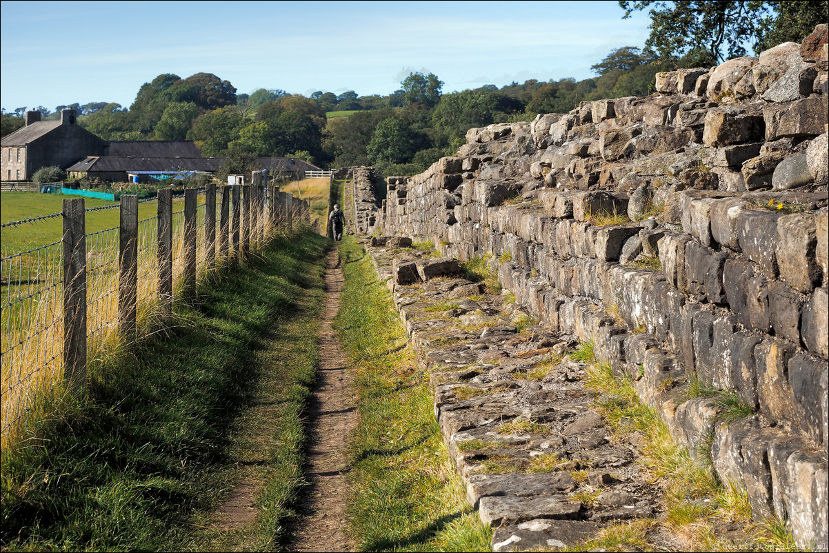Hadrian Wall Walk -  Muur van Hadrianus Once Brewed - Banks