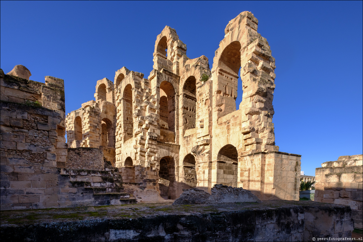 Tunesie Amfitheater van El Djem / Colosseum van Thysdrus