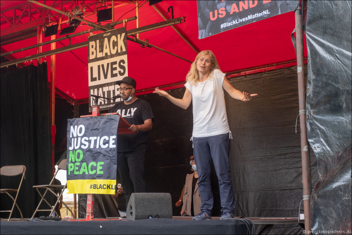 Black Lives Matter demnonstratie Almere