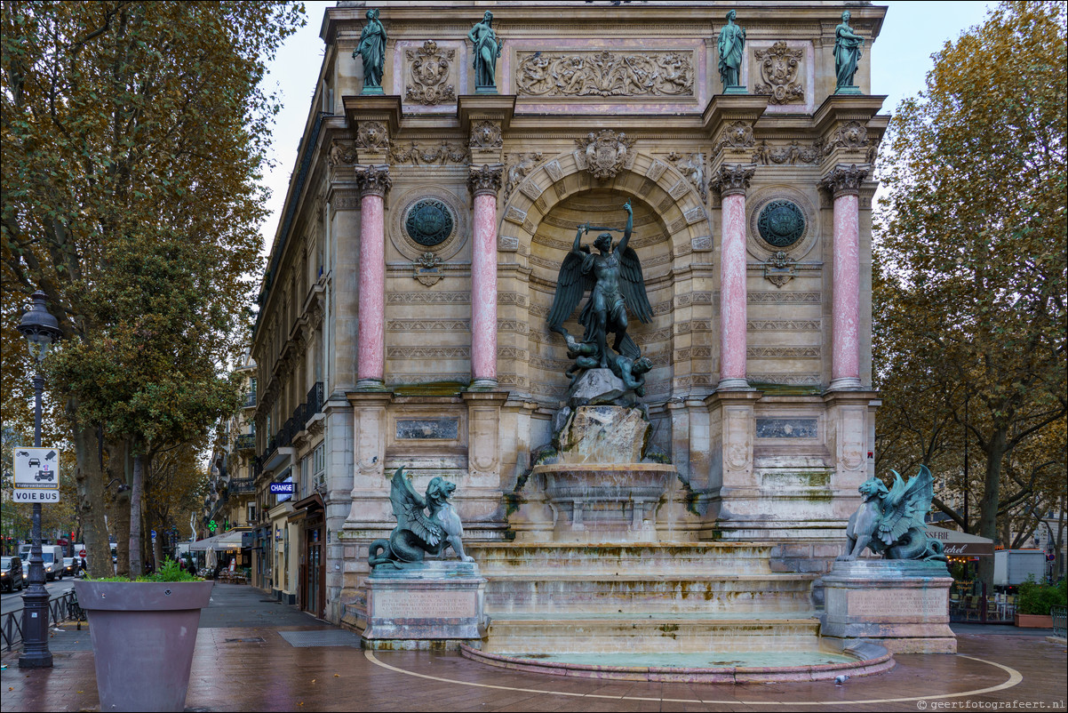 Parijs Fontaine Saint Michel