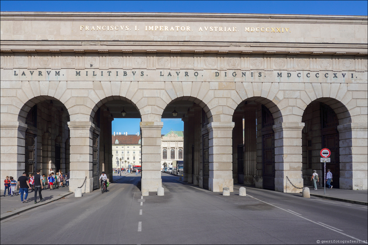 Wenen heldenplatz