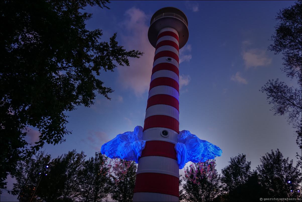 Lichtkunstfestival Alluminous in Almere