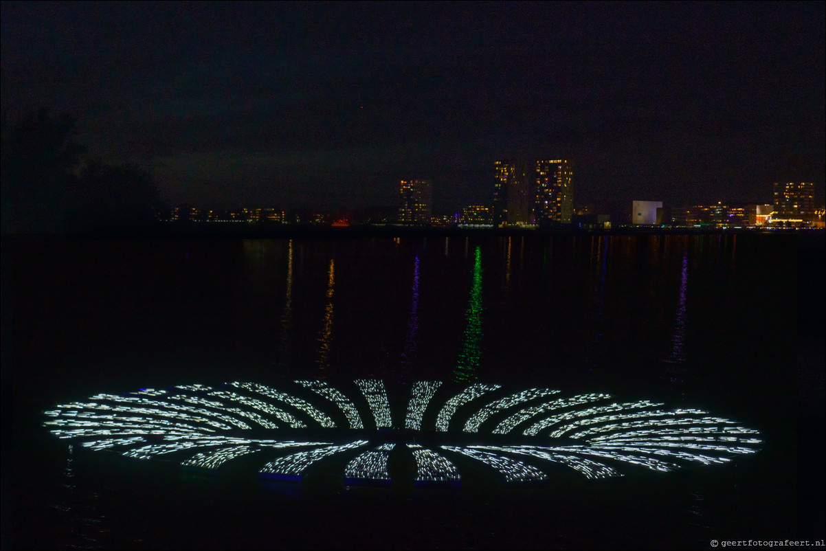 Lichtkunstfestival Alluminous in Almere