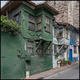 Istanbul straten huizen parken en waterkant