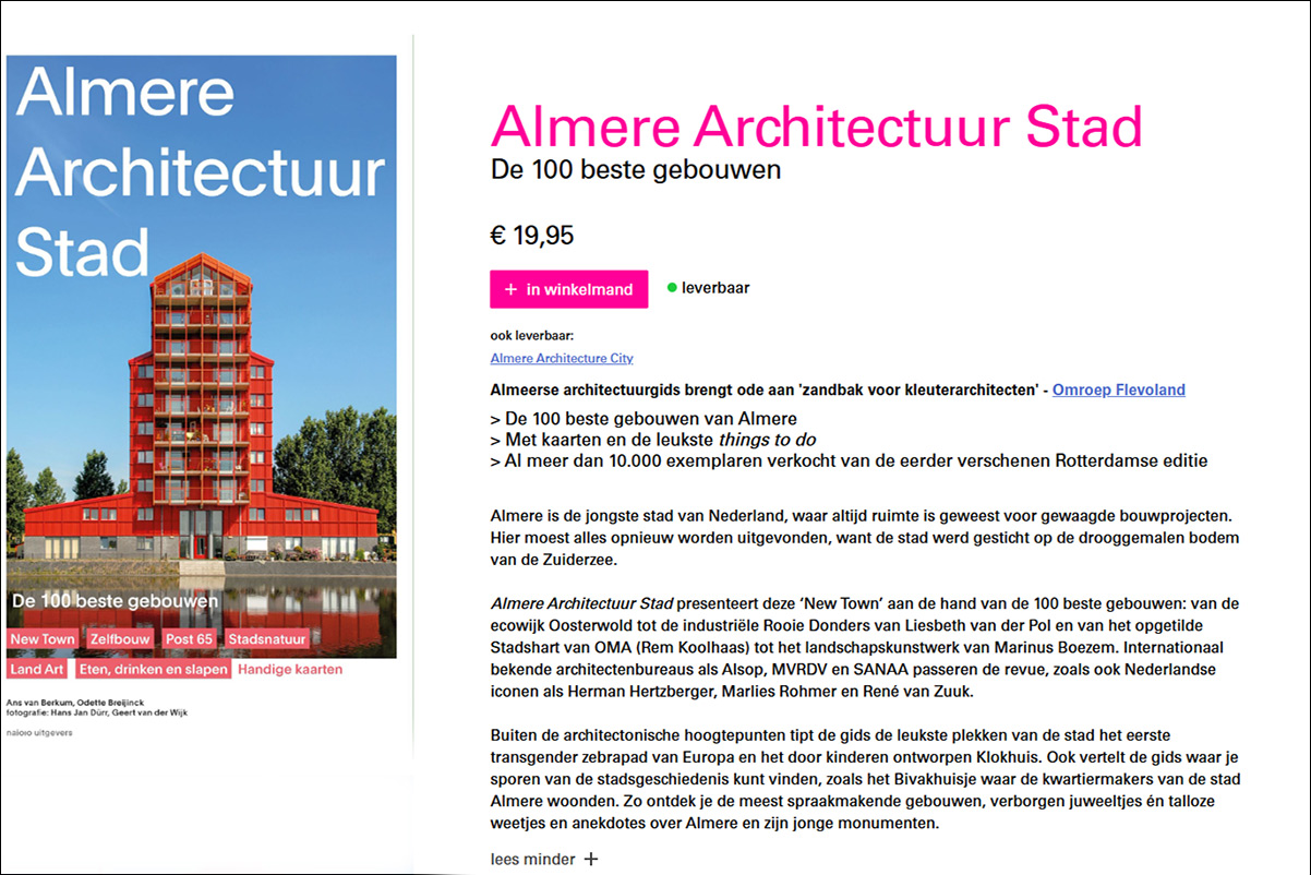 Presentatie book Almere Archtitectuur Stad in de Nieuwe Bibliotheek Almere