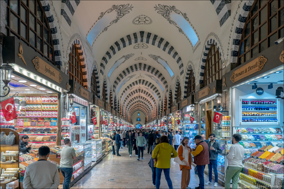 Istanbul Constantinopel Egyptische Bazaar / Kruidenbazaar