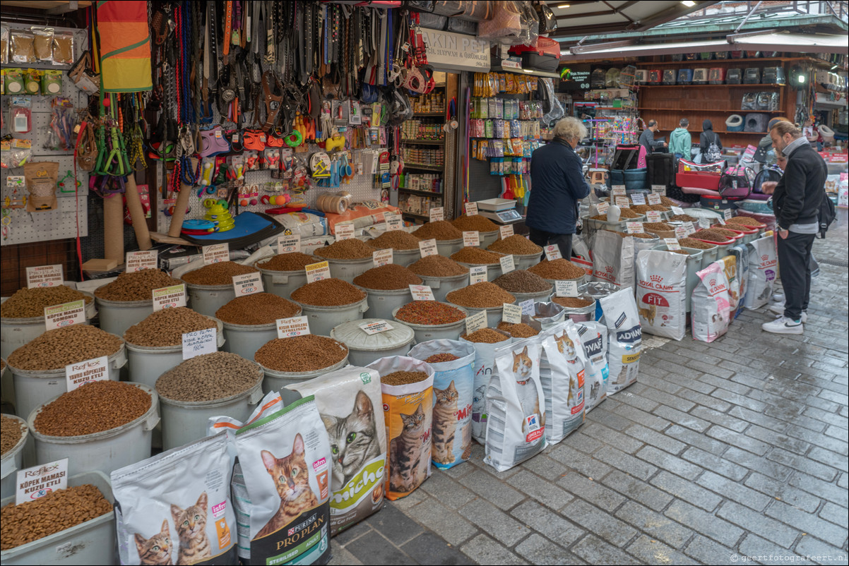 Istanbul Constantinopel Egyptische Bazaar / Kruidenbazaar