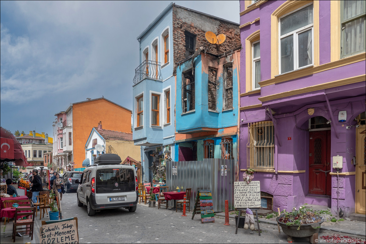 Istanbul Constantinopel huizen Balat