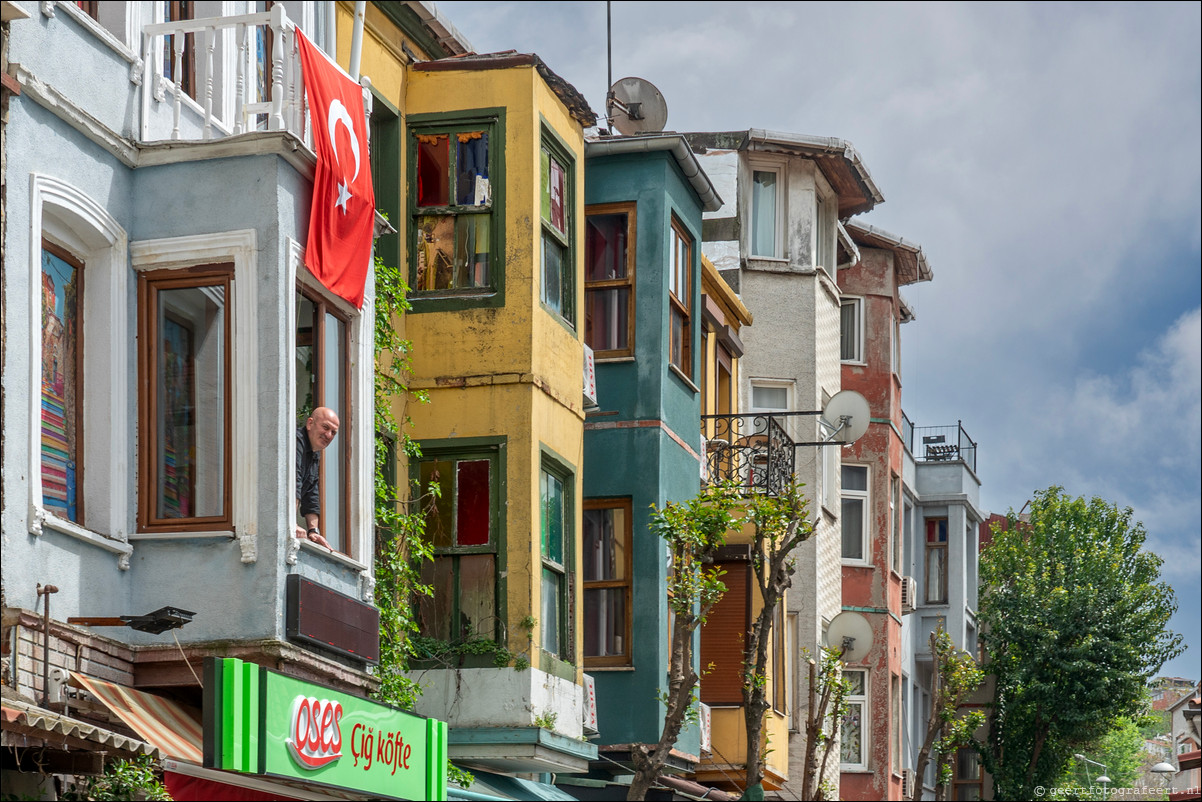 Istanbul Constantinopel huizen Balat