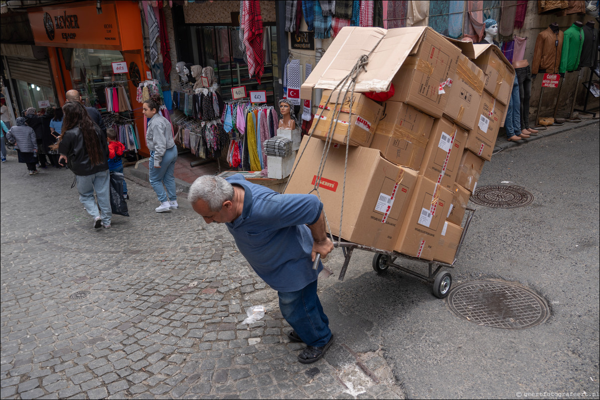 Istanbul Constantinopel kar transport goederen