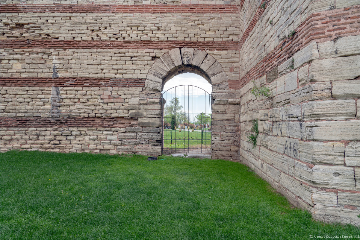 Istanbul Constantinopel Constantinople Landmuren Muur van Theodosius  Theodosian Walls