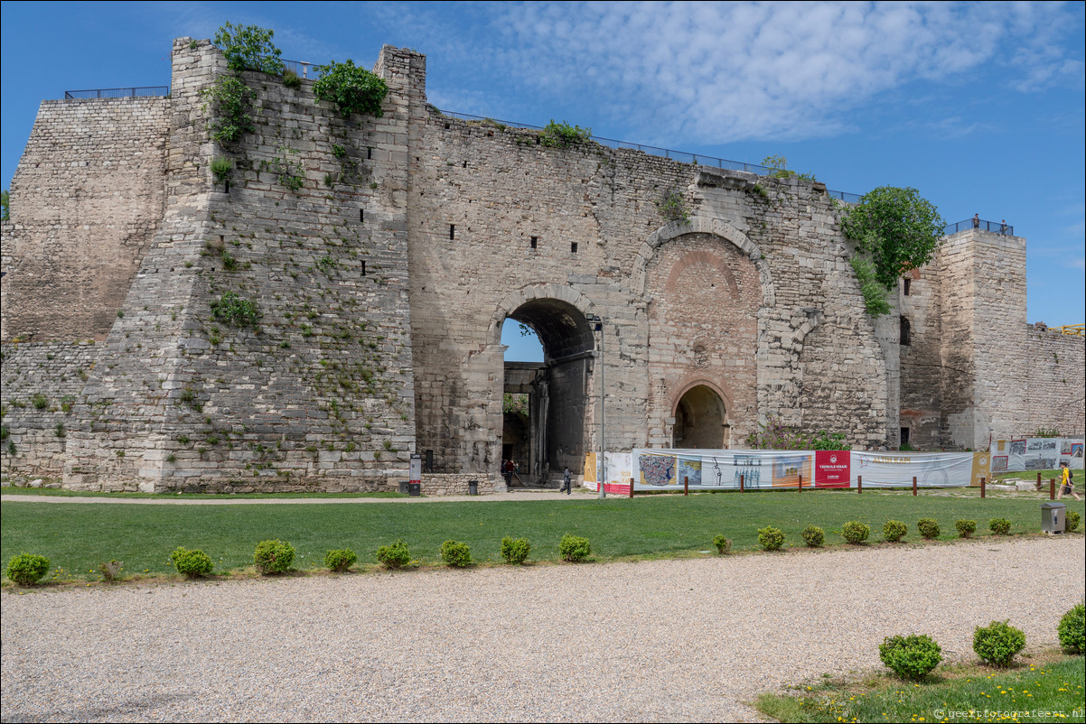 Istanbul Constantinopel Constantinople Landmuren Muur van Theodosius  Theodosian Walls