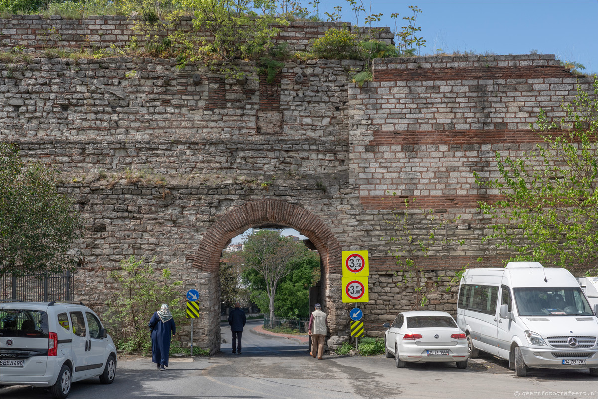 Istanbul Constantinopel Constantinople Landmuren Muur van Theodosius  Theodosian Walls