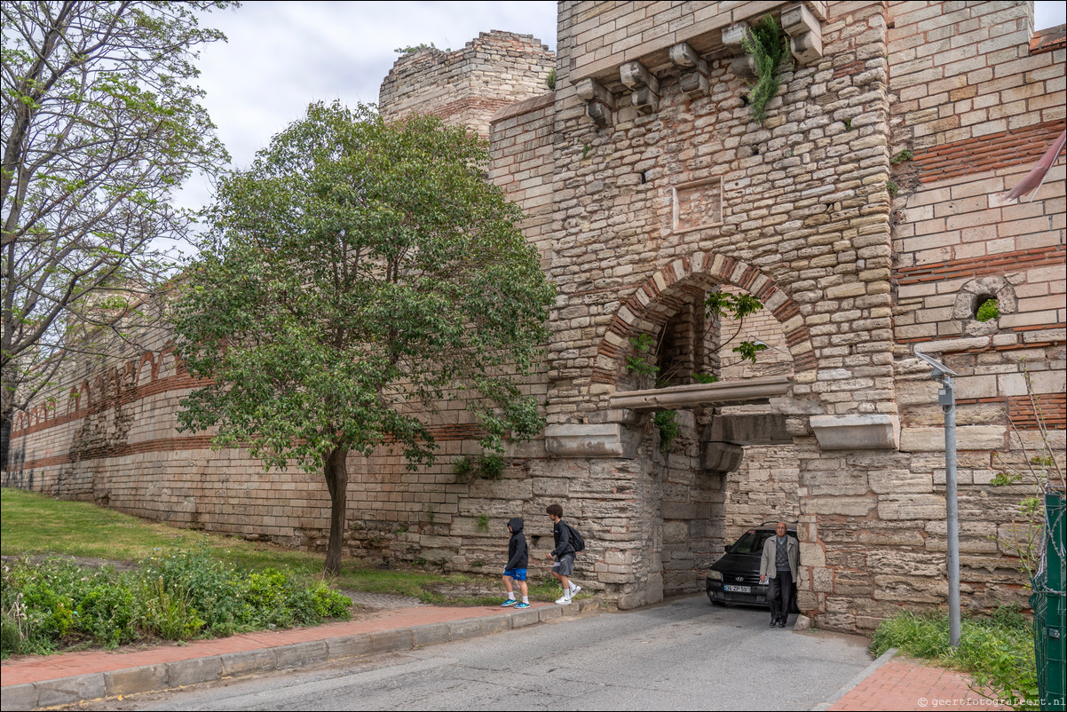 Istanbul Constantinopel Constantinople Landmuren Muur van Theodosius Theodosian Walls