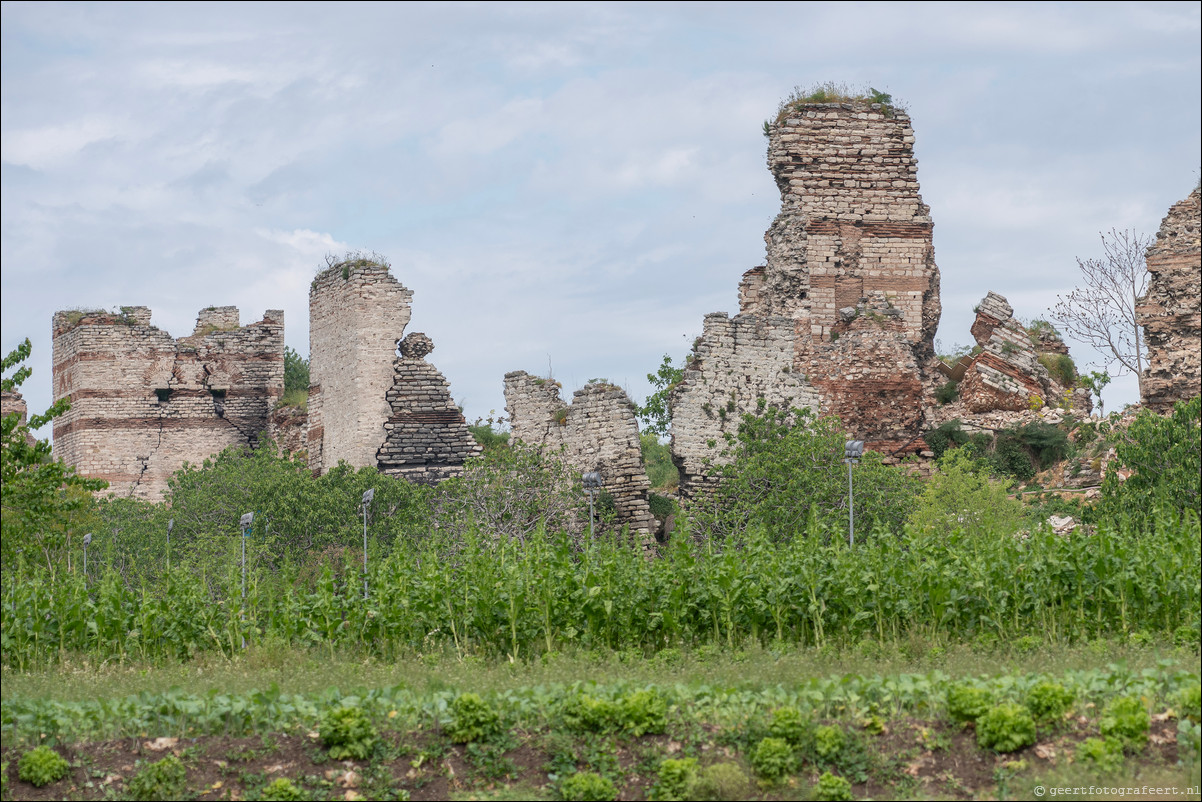 Istanbul Constantinopel Constantinople Landmuren Muur van Theodosius Theodosian Walls