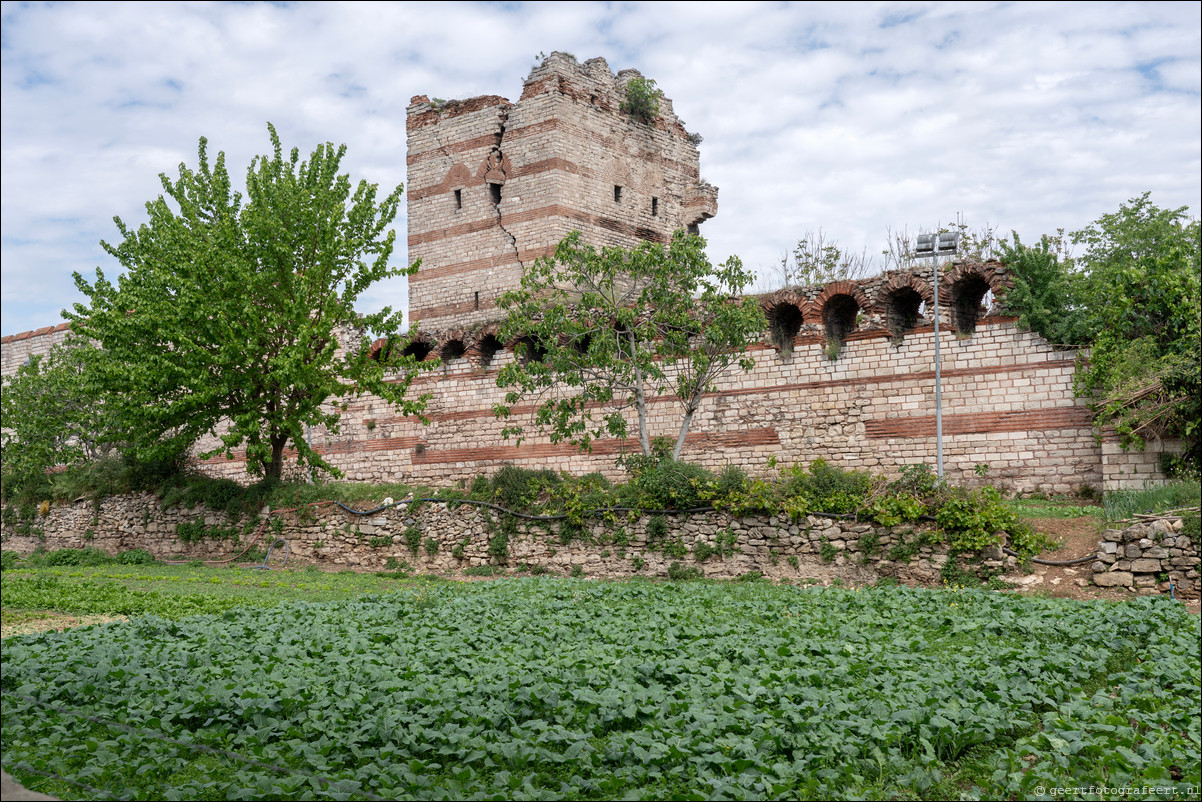 Istanbul Constantinopel Constantinople Landmuren Muur van Theodosius Theodosian Walls