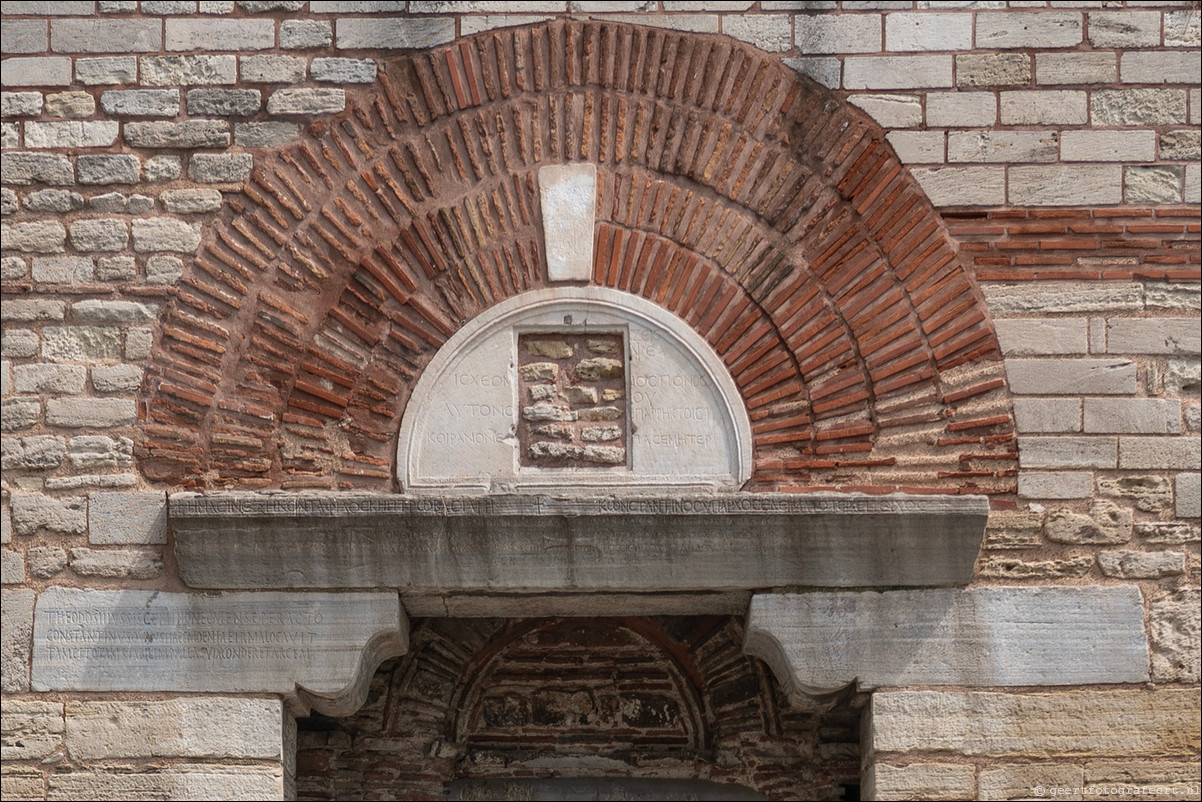 Istanbul Constantinopel Constantinople Landmuren Muur van Theodosius Theodosian Walls