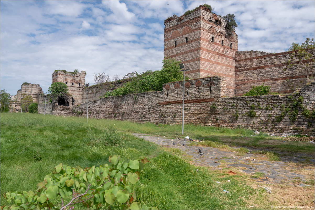 Istanbul Constantinopel Constantinople Landmuren Muur van Theodosius Theodosian Walls