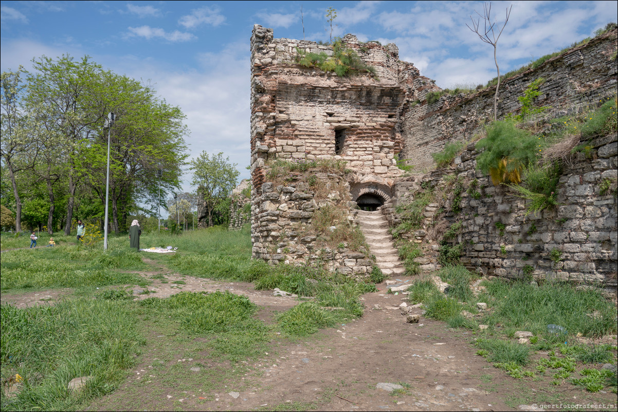 Istanbul Constantinopel Constantinople Landmuren Muur van Theodosius Theodosian Walls