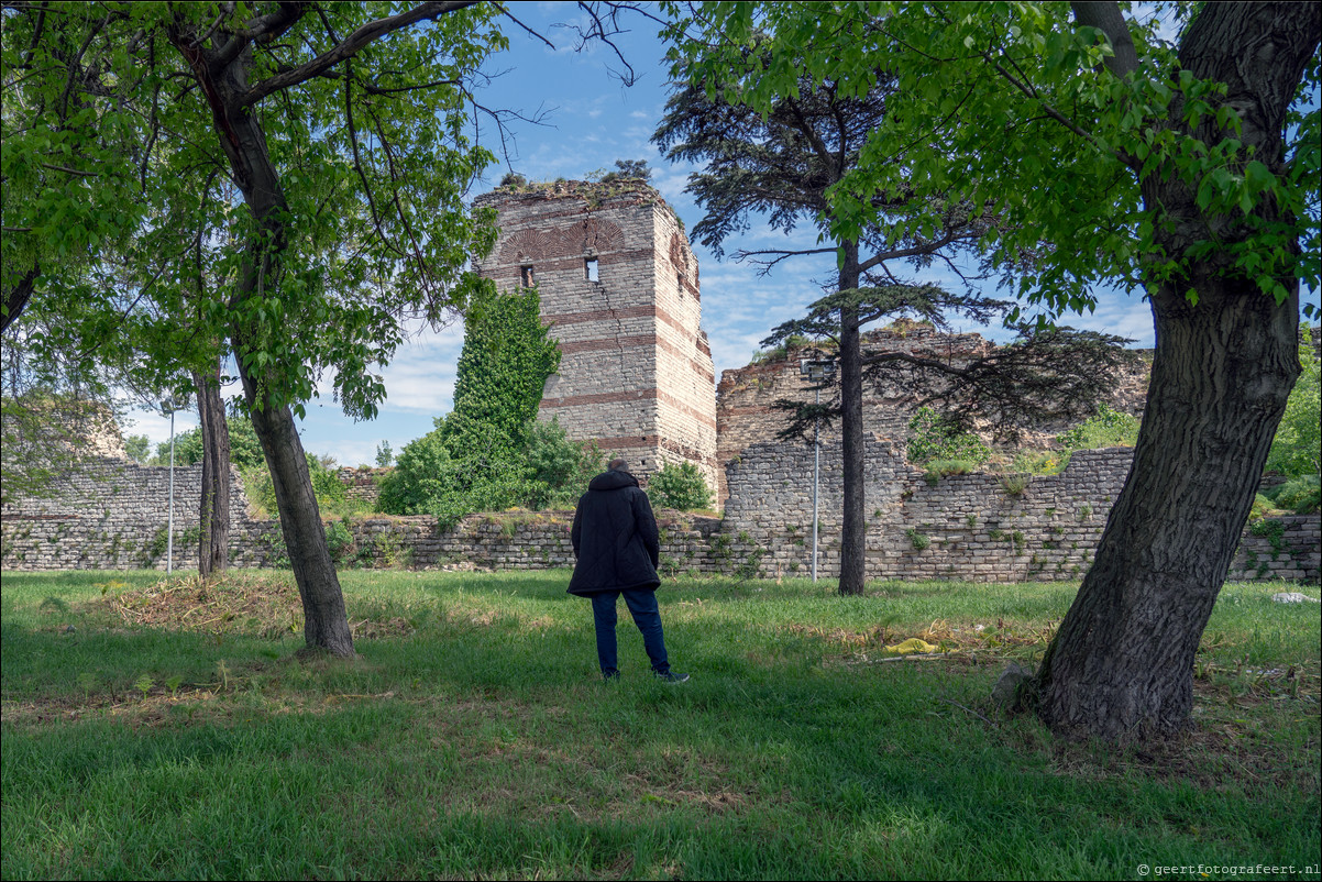 Istanbul Constantinopel Constantinople Landmuren Muur van Theodosius Theodosian Walls