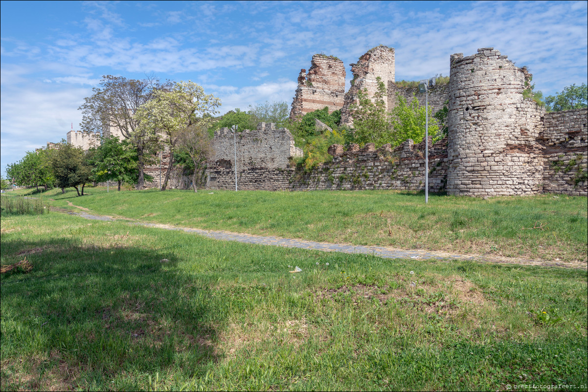 Istanbul Constantinopel Constantinople Landmuren Muur van Theodosius Theodosian Walls