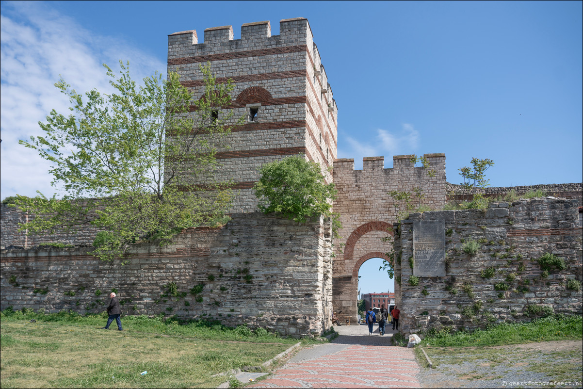 Istanbul Constantinopel Constantinople Landmuren Muur van Theodosius Theodosian Walls