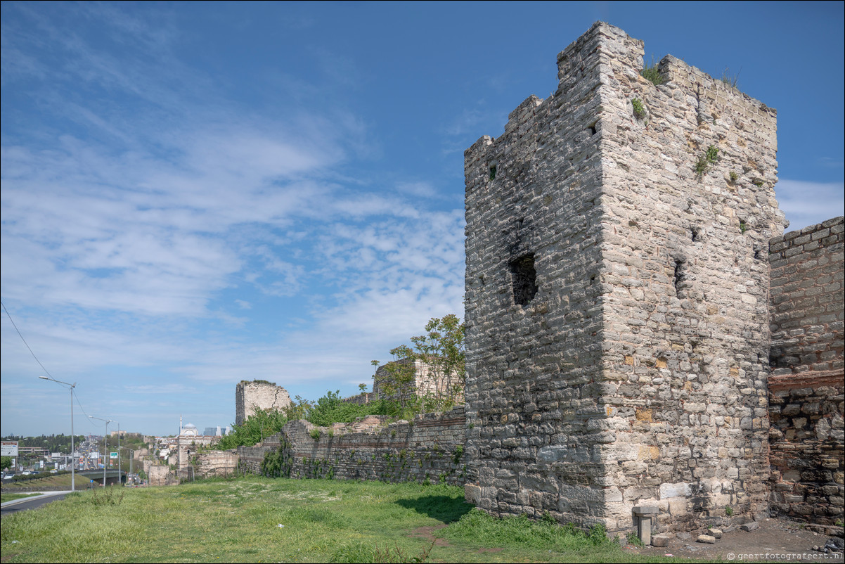 Istanbul Constantinopel Constantinople Landmuren Muur van Theodosius Theodosian Walls