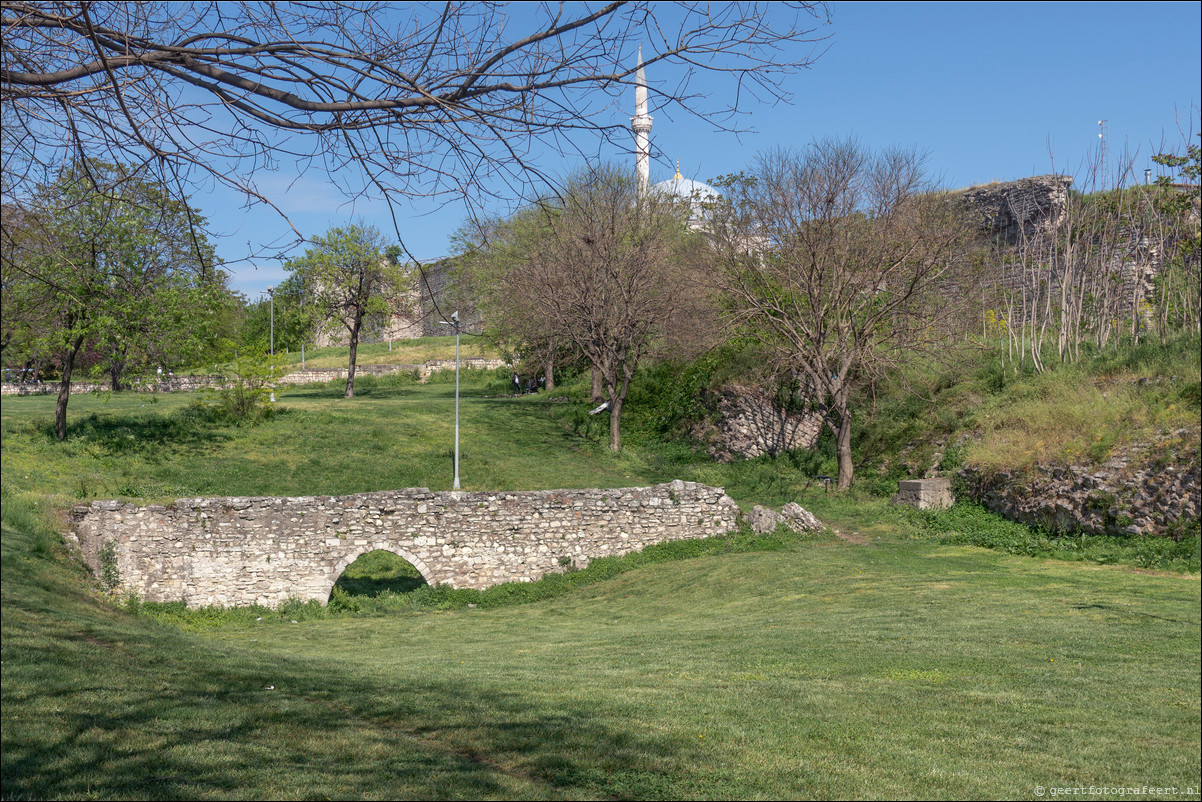 Istanbul Constantinopel Constantinople Landmuren Muur van Theodosius Theodosian Walls