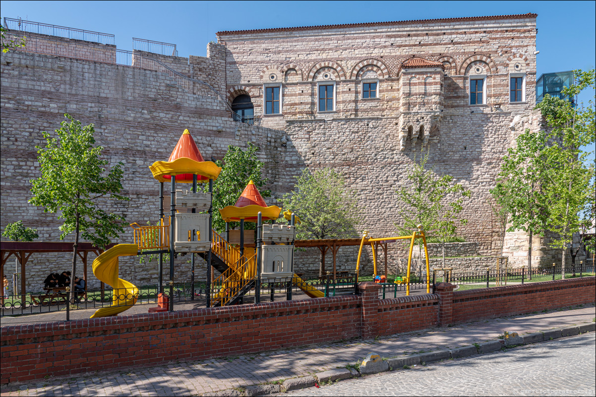 Istanbul Constantinopel Constantinople Landmuren Muur van Theodosius Theodosian Walls