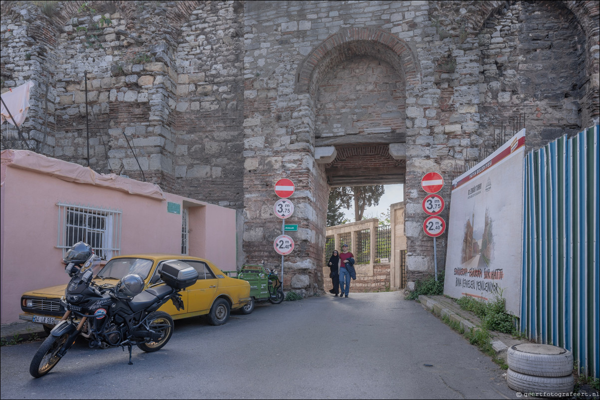 Istanbul Constantinopel Constantinople Landmuren Muur van Theodosius Theodosian Walls