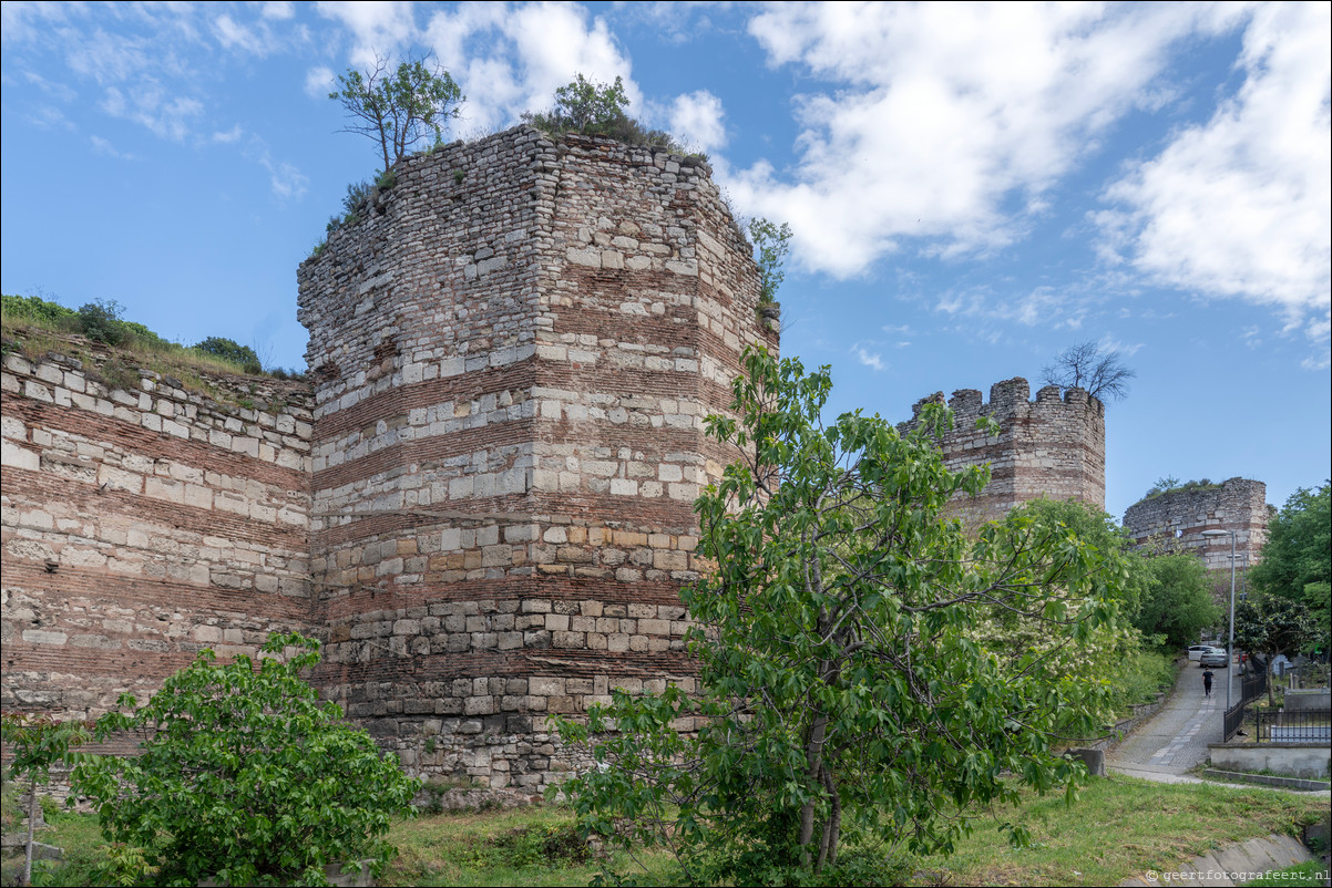 Istanbul Constantinopel Constantinople Landmuren Muur van Theodosius Theodosian Walls