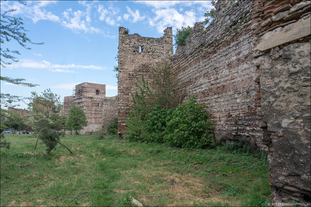 Istanbul Constantinopel Constantinople Landmuren Muur van Theodosius Theodosian Walls