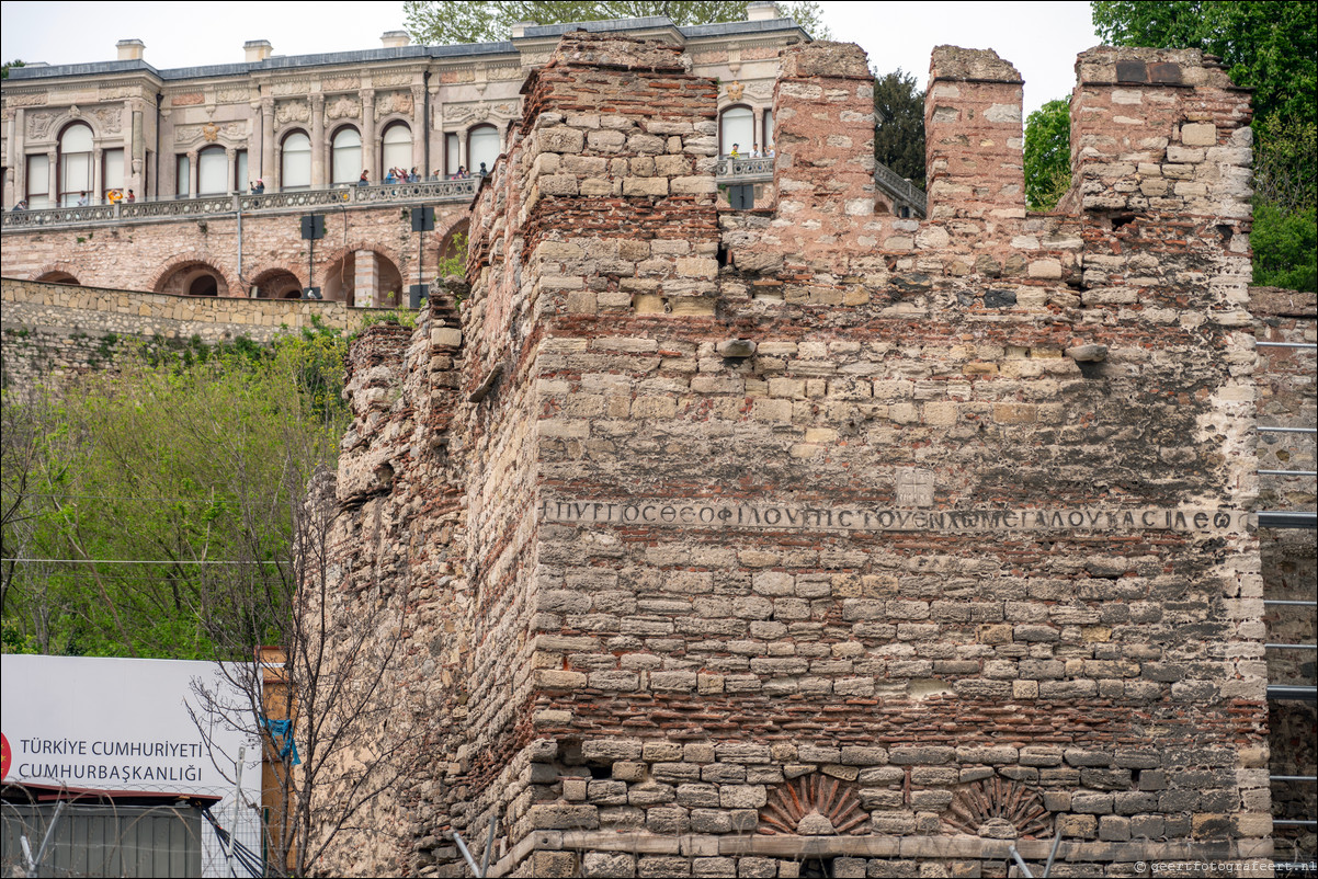 Istanbul Constantinopel Constantinople Zeemuren Zee van Marmara Propontis