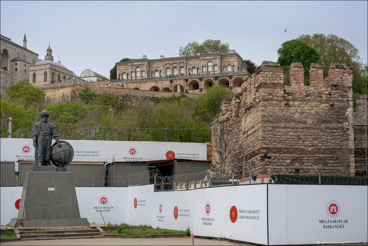 Istanbul Constantinopel Constantinople Zeemuren Zee van Marmara Propontis