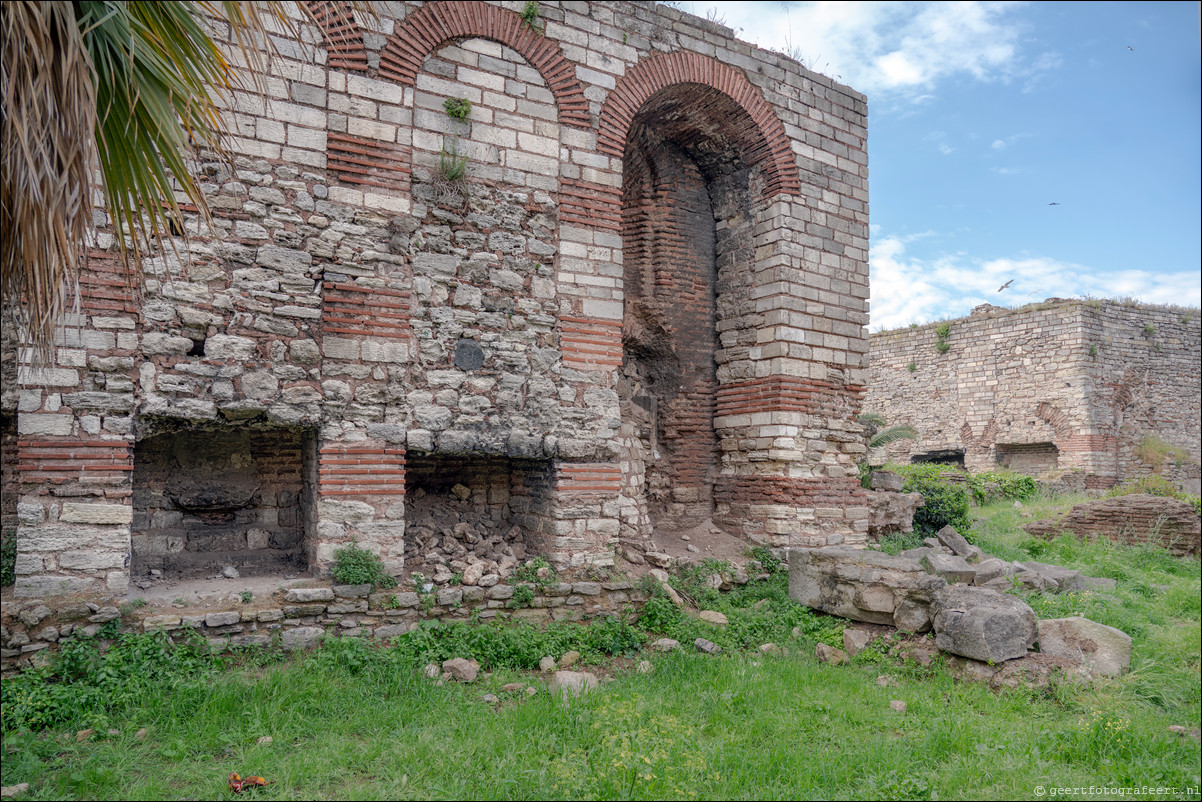 Istanbul Constantinopel Constantinople Zeemuren Zee van Marmara Propontis