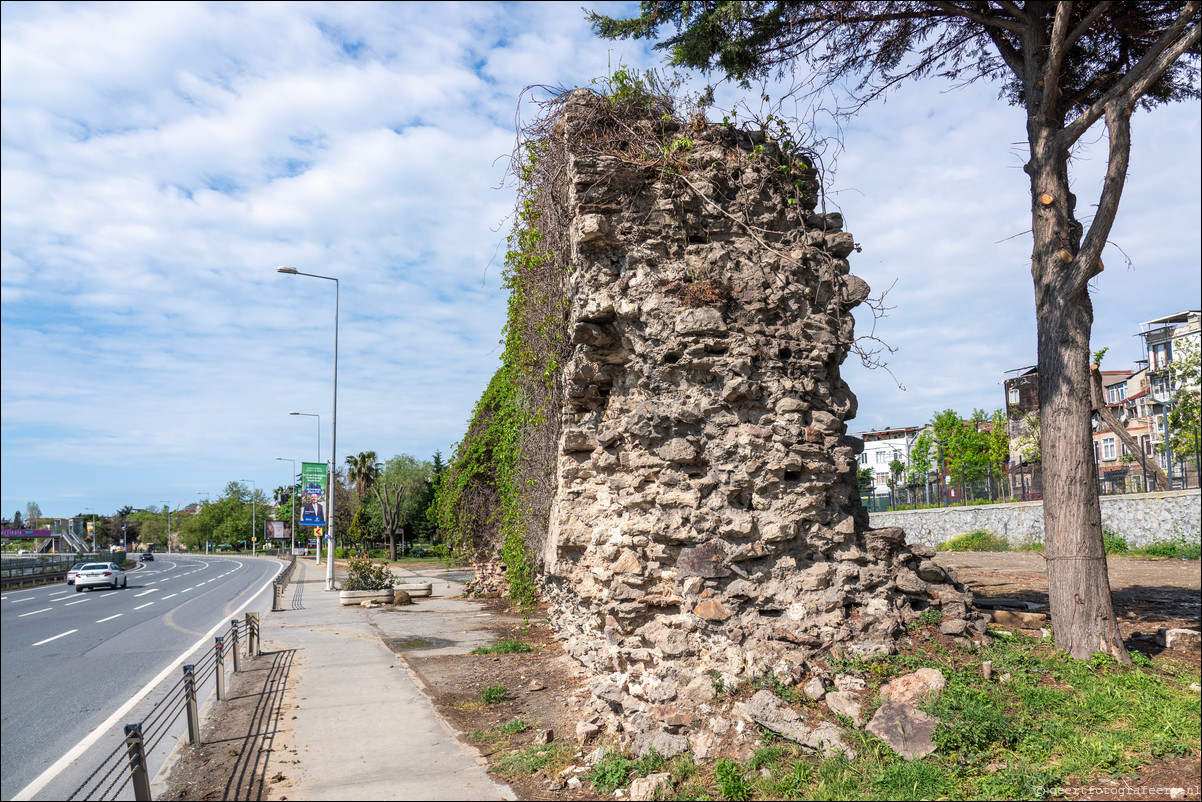 Istanbul Constantinopel Constantinople Zeemuren Zee van Marmara Propontis