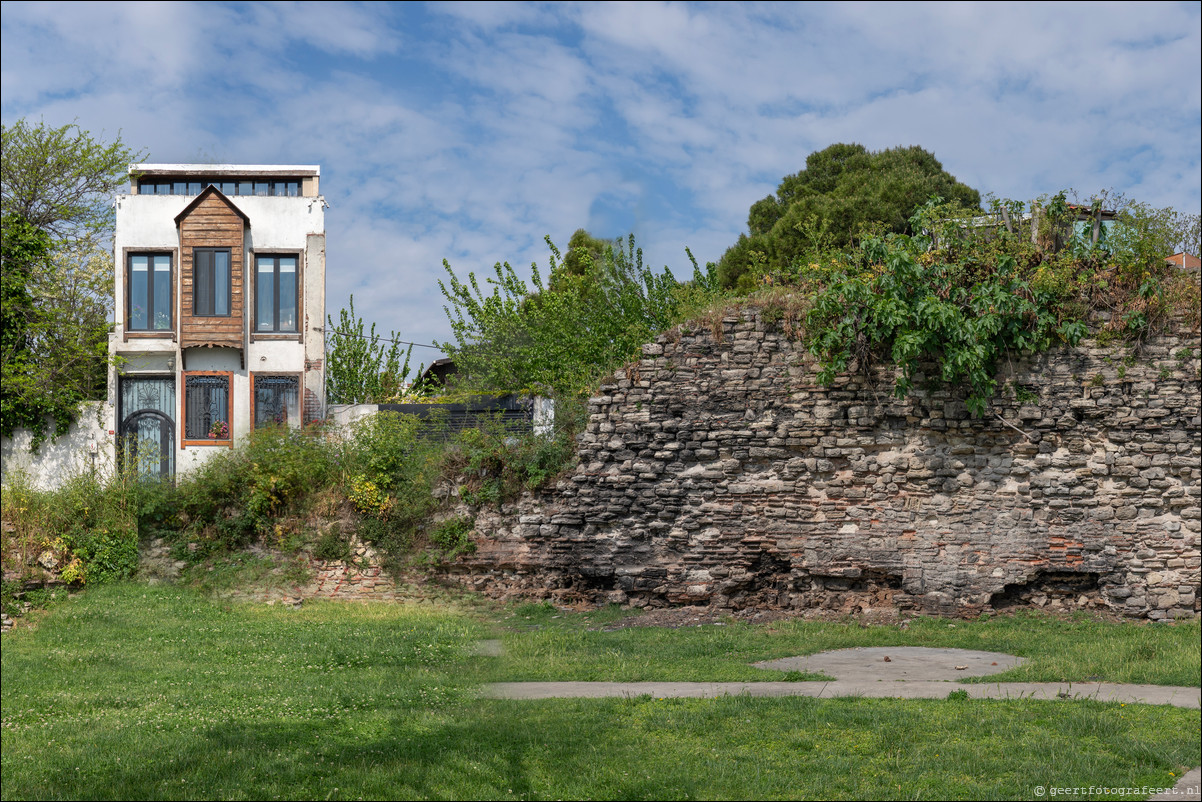 Istanbul Constantinopel Constantinople Zeemuren Zee van Marmara Propontis