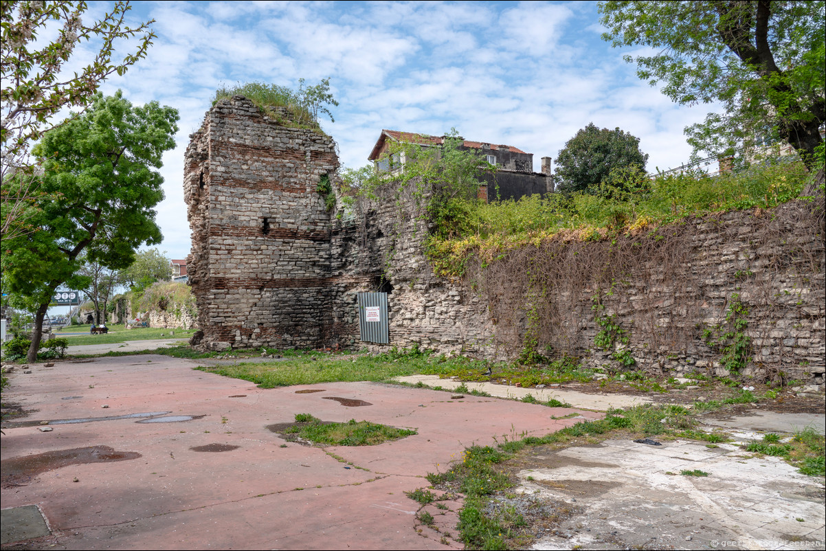 Istanbul Constantinopel Constantinople Zeemuren Zee van Marmara Propontis