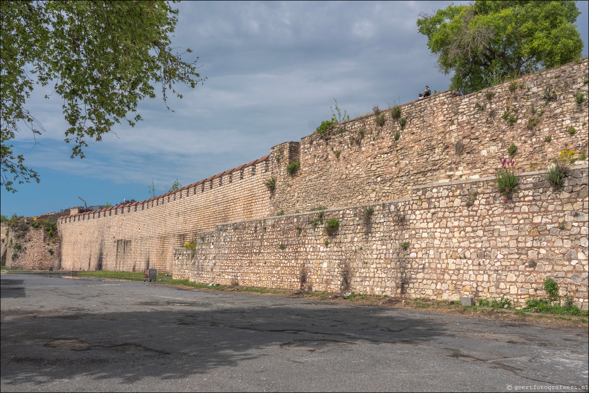 Istanbul Constantinopel Constantinople Zeemuren Zee van Marmara Propontis