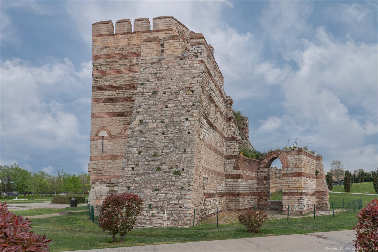 Istanbul Constantinopel Constantinople Zeemuren Zee van Marmara Propontis