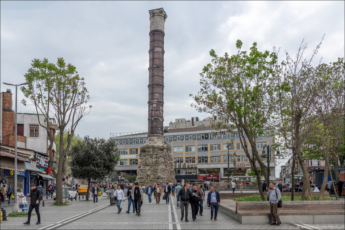 Istanbul Constantinopel Byzantium Zuil van Constantijn