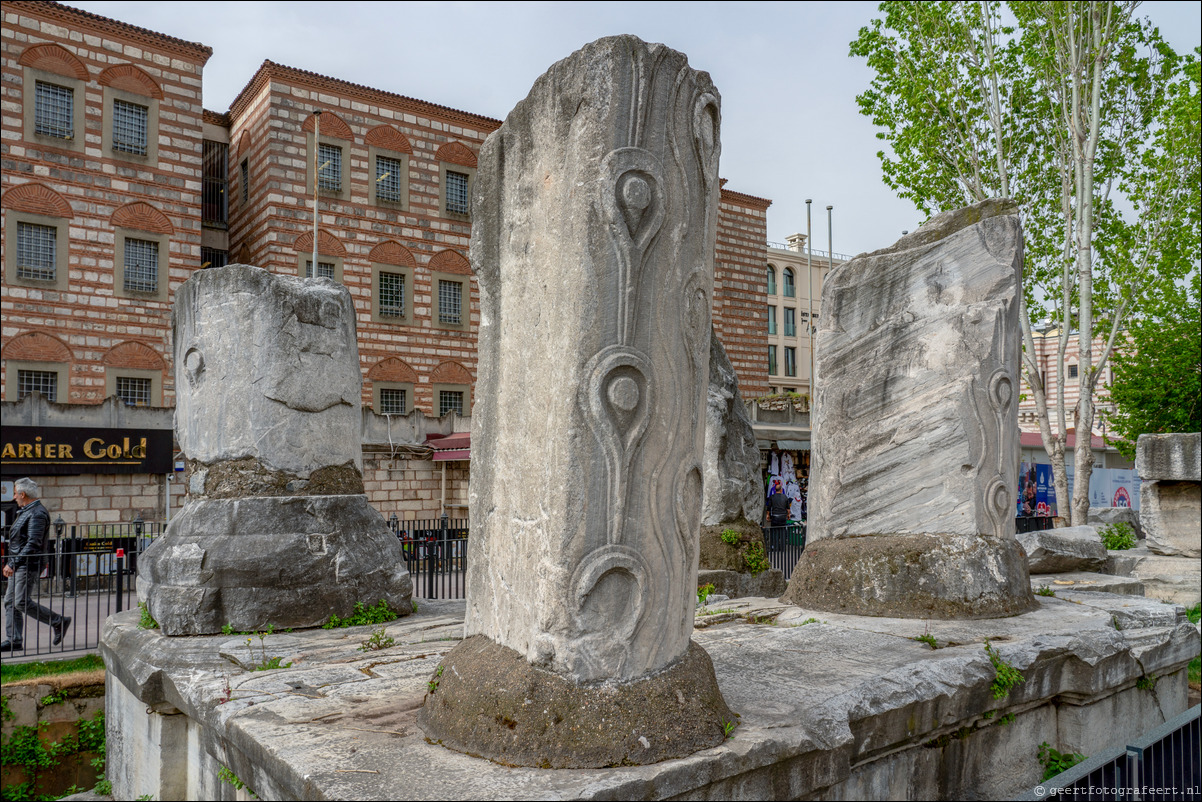 Istanbul Constantinopel Byzantium Forum van Theodosius