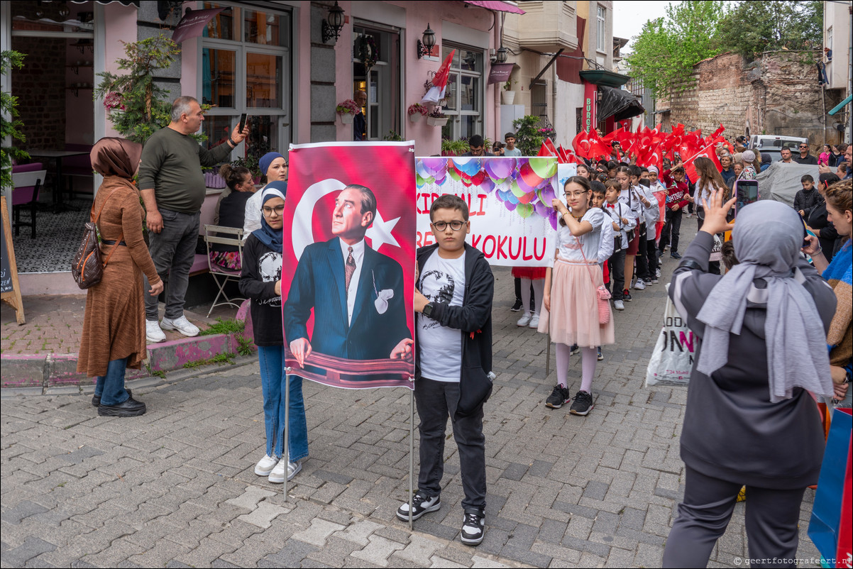 Istanbul Constantinopel huizen Balat