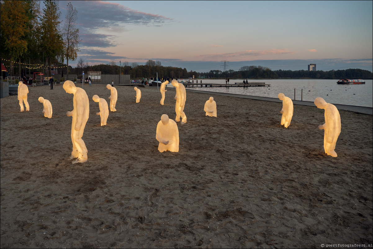 Almere lichtkunst festival Alluminous 2024<